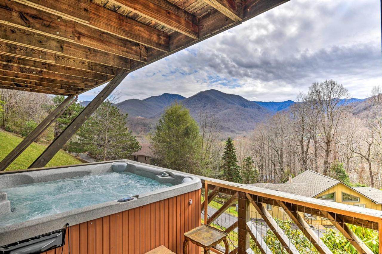 Best Location - Maggie Valley Cabin With Hot Tub! Exteriér fotografie